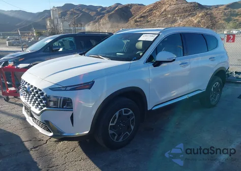 2023 Hyundai Santa Fe Hybrid Blue из США, поврежденный, VIN 5NMS2DA16PH001133